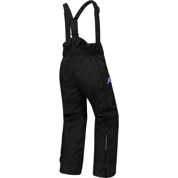 Pantalon de Motoneige Clutch Junior 23 Noir/Mauve de dos