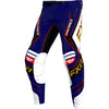 Pantalon de Motocross Revo Alpha Blanc/Mauve de face