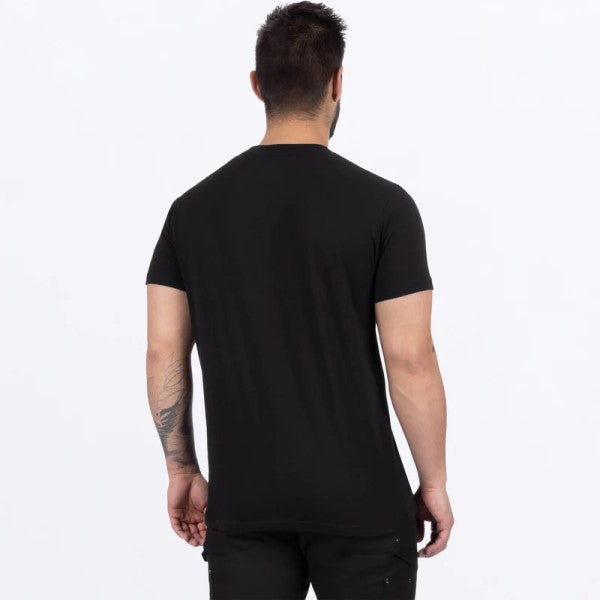 T-Shirt Antler noir bleu, derrière