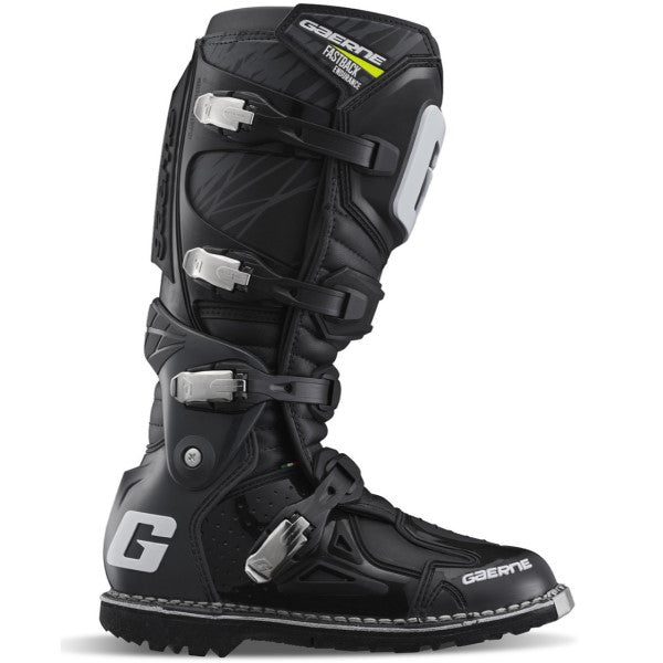 Bottes de Motocross Gaerne Fastback Endurance Enduro Noire Droite