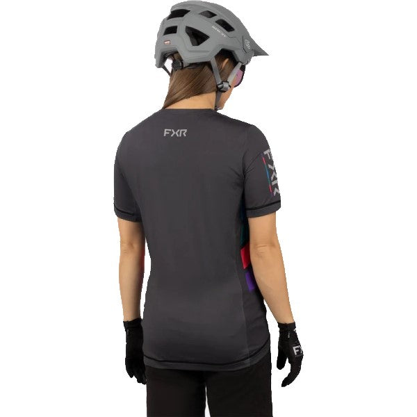 Chandail de Vélo ProFlex UPF Femme Gris Dos