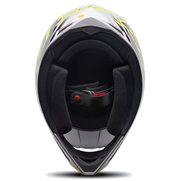 Casque de Motocross MX-10 Intake Édition Limitée Mauve/Vert de dessous