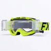 Lunette de Motocross Maverick Prime Roll-Off Haute visibilité, de face