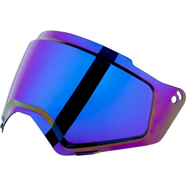Visière de Motoneige Torque X Double Mauve/Bleu de droite