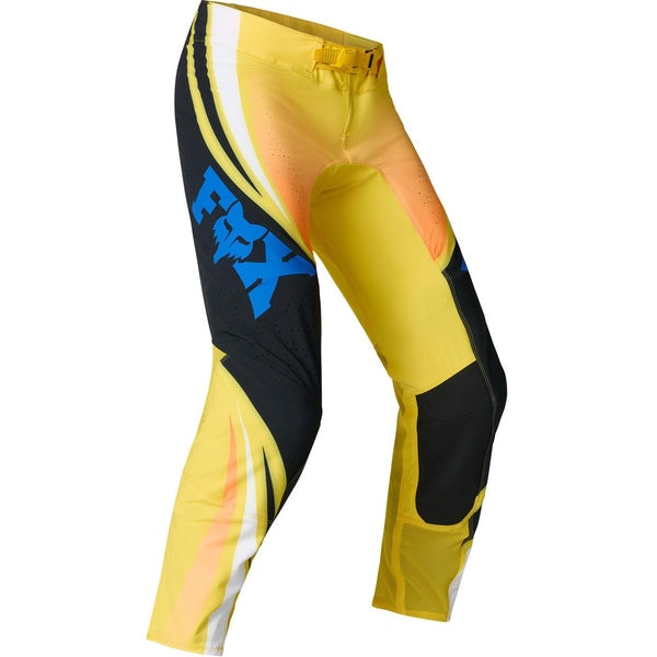 Pantalon de Motocross Flexair Arc/Fox, jaune, de face