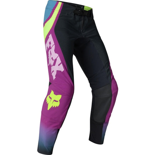 Pantalon de Motocross Flexair Thorn/Fox/mauve, de face