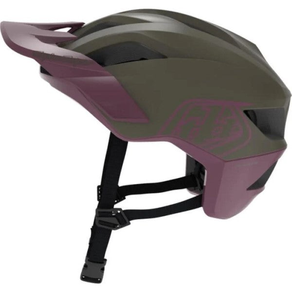Casque Ouvert de Vélo Flowline Point MIPS Mauve/Vert de droite