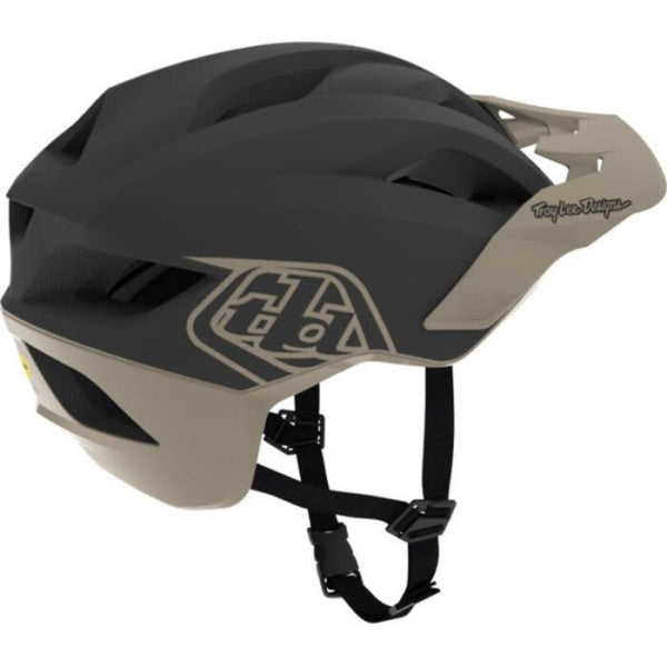 Casque Ouvert de Vélo Flowline Point MIPS Noir/Brun de gauche