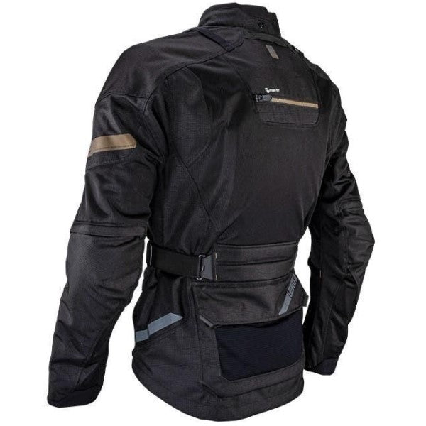 Manteau de Moto Adv Flowtour 7.5 Leatt Noir Leatt Dos Gauche