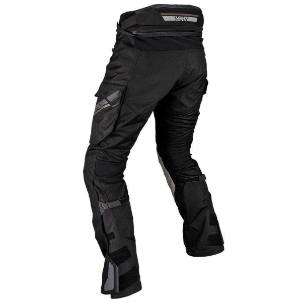 Pantalon de Moto Adv Flowtour 7.5 Leatt Noir Derrière Gauche