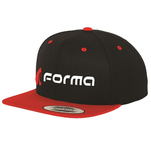 Casquette Calotte Snap Back Noir/Rouge