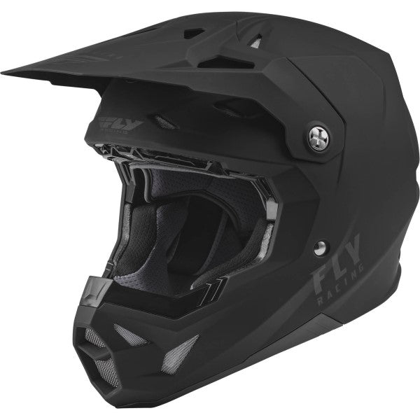 Casque de Motocross Fly Racing Formula CP Solid Junior Noir