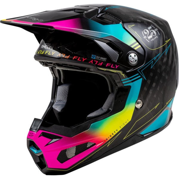 Casque de Motocross FLY Racing Formula S Carbone Legacy Noir Mauve