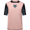 Maillot de Vélo Defend Creation Manches Courtes Rose/Noir de face