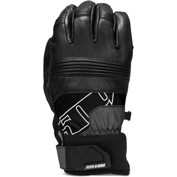 Gants de Motoneige Free Range Noir Ops dessus