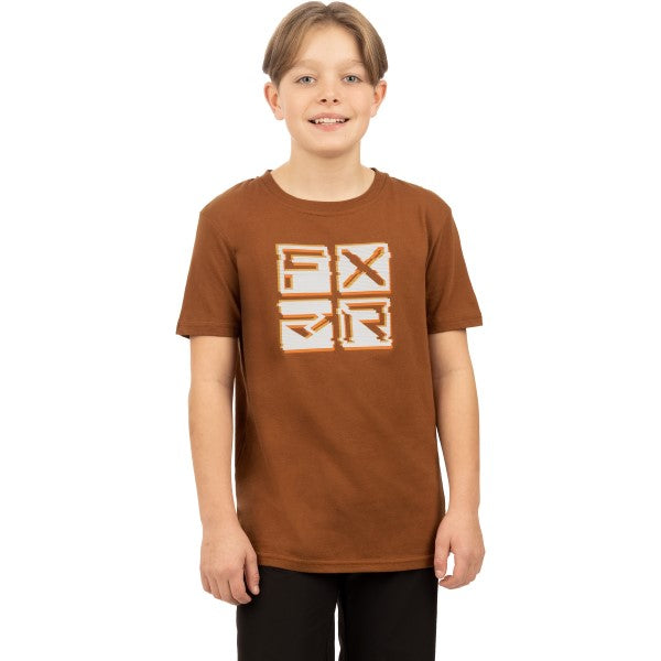 T-Shirt Broadcast Premium Junior Brun Devant