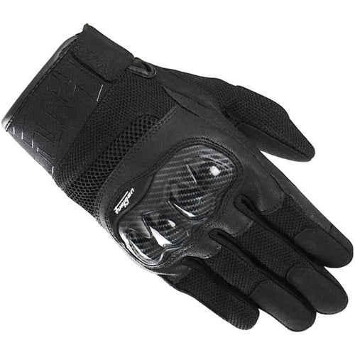 Gants de Moto Galax Evo Noir de l'extérieur