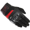 Gants de Moto Galax Evo Noir/Rouge de l'extérieur