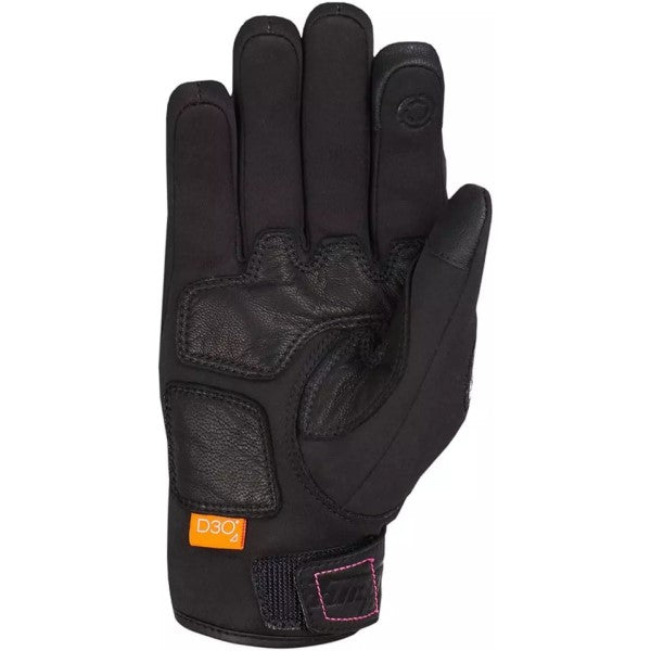 Gants de Moto TD Soft D3O Femme Noir de l'intérieur