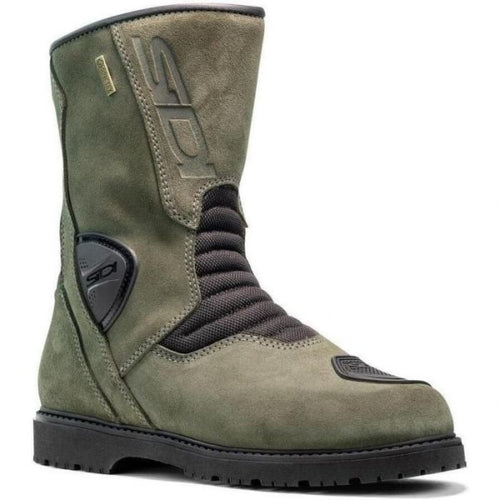 Bottes de Moto Gavia Adventure Gore-Tex, sidi, vert, cote droit