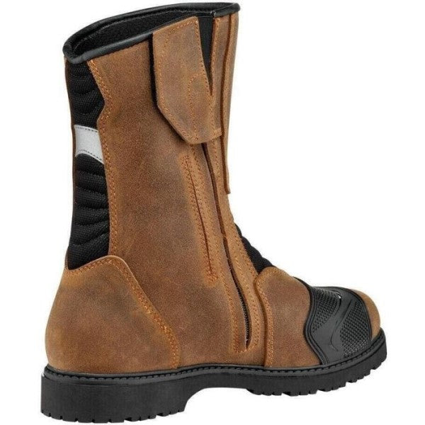 Bottes de Moto Gavia Adventure Gore-Tex, sidi, brun, cote gauche