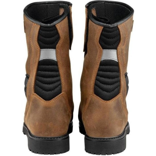 Bottes de Moto Gavia Adventure Gore-Tex, sidi, brun, arriere
