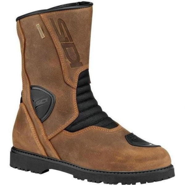 Bottes de Moto Gavia Adventure Gore-Tex, sidi, brun, cote droit