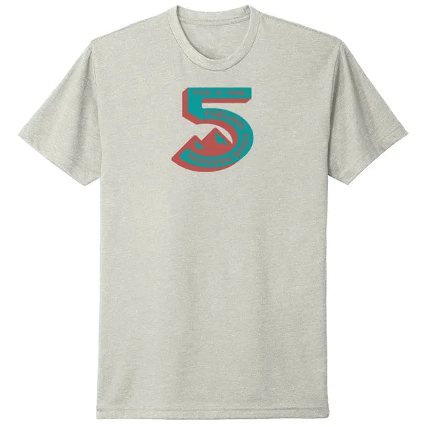 T Shirt Glacier 5 Gris, de face