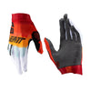 Gants de Motocross 1.5 GripR Leatt Rouge/Blanc en paire