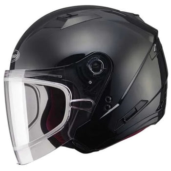 Casque Ouvert de Motoneige OF-77 Lentille Double côté droite