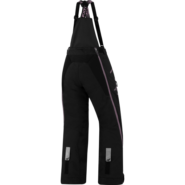 Pantalon de Motoneige Edge noir mauve, de dos