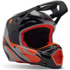 Casque de Motocross V1 Emotion Fox gris et orange