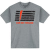 T-Shirt Invasion Stripe Icon gris