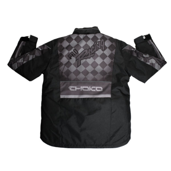 Manteau de Motoneige Hybride Racing Pro Noir, Dos