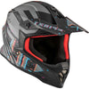 Casque TX019Y Error Junior Gris Mat incliné de face