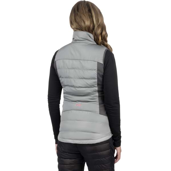 Manteau Matelassé Phoenix Femme Gris Dos