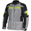 Manteau Imperméable de Moto Dakar 4 Femme Olympia Motosports gris clair