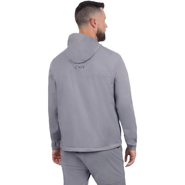 Manteau Adventure Lite Tri-Laminate FXR gris, de dos