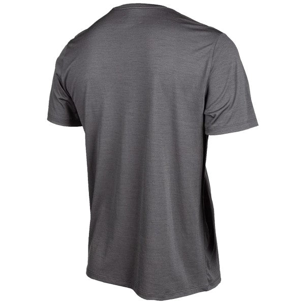 T-Shirt Teton Merino Wool Klim gris, de dos