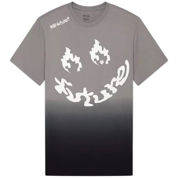 T-Shirt Hello Fox Premium Fox gris, de face