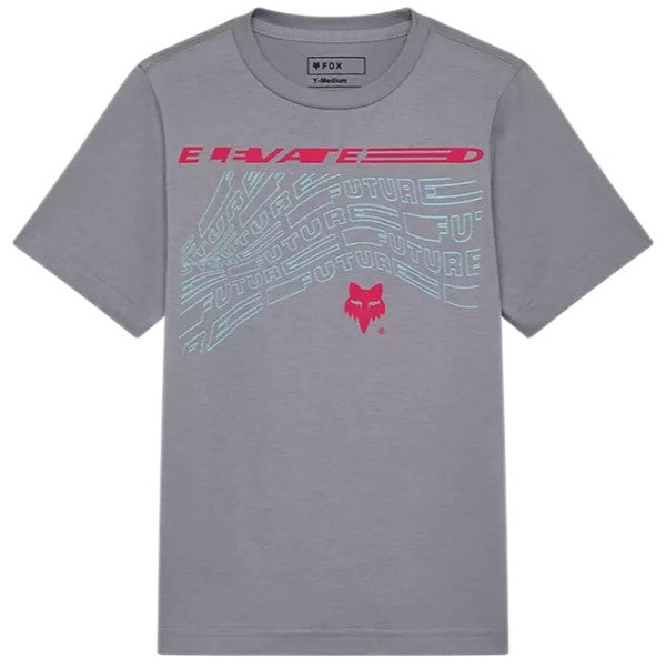 T-Shirt Elevated Junior gris, de face