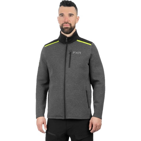 Coton ouaté Altitude Tech FXR gris, de face