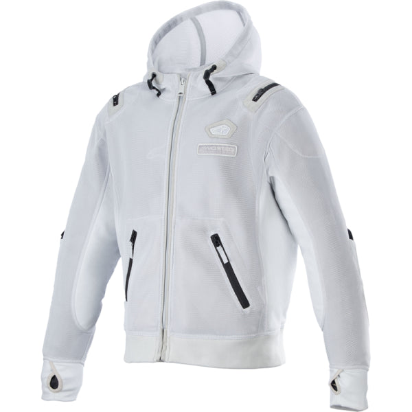 Coton Ouaté de Moto Moflow Air Tech Alpinestars gris, de face