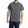 Chemise Petrol Stretch Klim gris, de face