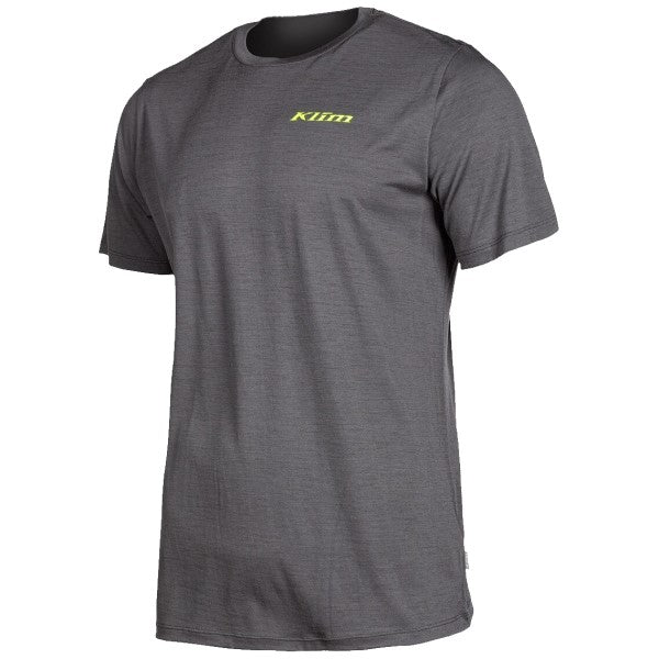 T-Shirt Teton Merino Wool Klim gris, de face