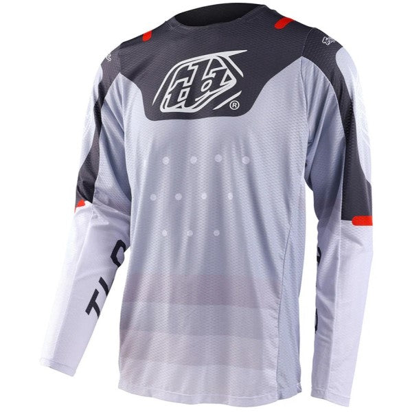 Chandail de Motocross GP Pro Air Apex Troy Lee Designs gris, de face