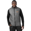 Manteau Matelassé Hybride Podium Sans Manche FXR gris, de face