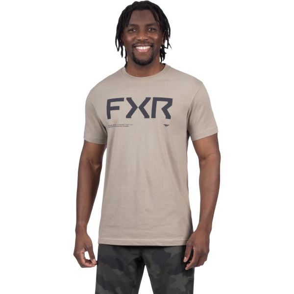 T-Shirt Hydrogen Premium FXR gris, de face