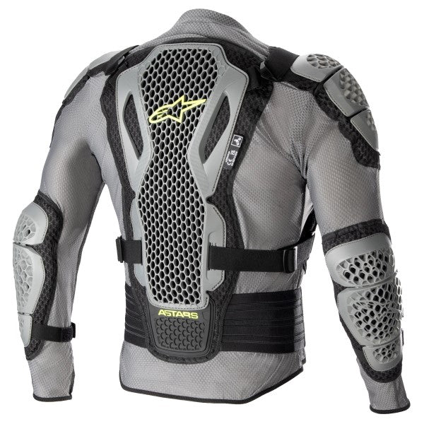 Chandail de Protection de Motocross Bionic Action V2 Alpinestars gris, de dos