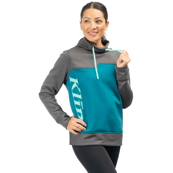 Coton Ouaté Accelerate Femme Klim gris et bleu